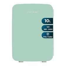 Cecotec Mini Frigo Bolero Bahamas Mint - Capacité 10L, Fonction Chaud et Froid, Température Réglable - Compatible Carava