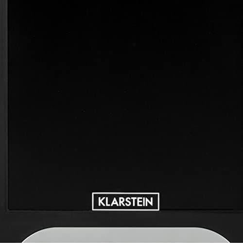 KLARSTEIN Petit Frigo de Chambre Silencieux 5-15°C pour Cosmétique et Boissons, Étagères Réglables, Camping — Noir/Gris