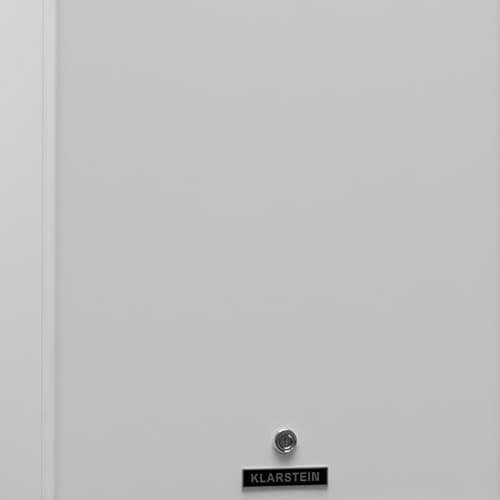 KLARSTEIN Mini Réfrigérateur 44L, Silencieux & Petit, pour Boissons & Snacks, Serrure & Clayettes Réglables — Blanc