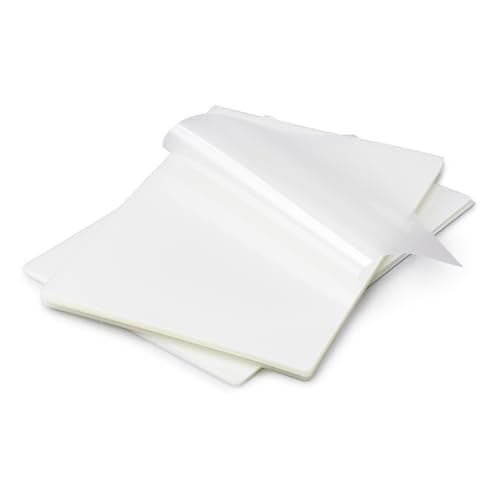 Pochettes à plastifier Amazon Basics thermiques, A4, lot de 100 pièces, Transparent pour documents professionnels