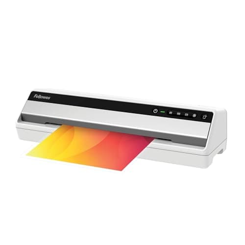 Plastifieuse Fellowes Saturn A3 InstaHeat Préparation Rapide Anti-Bourrage Arrêt Auto Pochettes 80/100/125 Microns 10 Fe