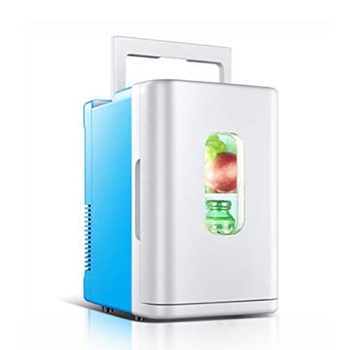 Réfrigérateur 10L Car et Maison Bleu et Blanc pour Adultes Multifonctionnel Dwarf Fridge