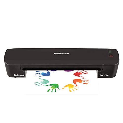 Plastifieuse Fellowes Arc A4 pour pochettes hasta 80 microns, loisirs créatifs, vitesse de 30cm/min, modèle 4570001