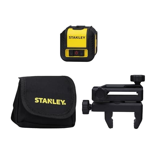 Niveau laser Stanley STHT77498-1, lignes croisées, rouge, professionnels, construction, precisité, longue portée, 9 axes