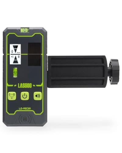 LasGoo Détecteur Laser LG-REC03 pour nivellement laser - récepteur pulsé, portée de 50 m, écrans LCD rétroéclairés, haut — LG-REC01