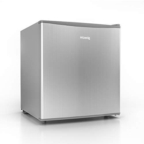 H.Koenig Mini réfrigérateur Frigo FGX480 Blanc, Compact, Silencieux pour Cabinet de Cuisine, Thermostat Réglable et Port — Gris