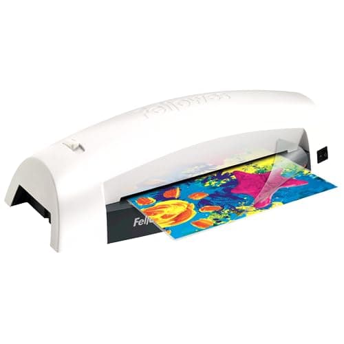 Plastifieuse Fellowes Plastifieuse Lunar A4 à chaud gris/blanc pochettes 80-125 microns 30cm/min loisirs créatifs