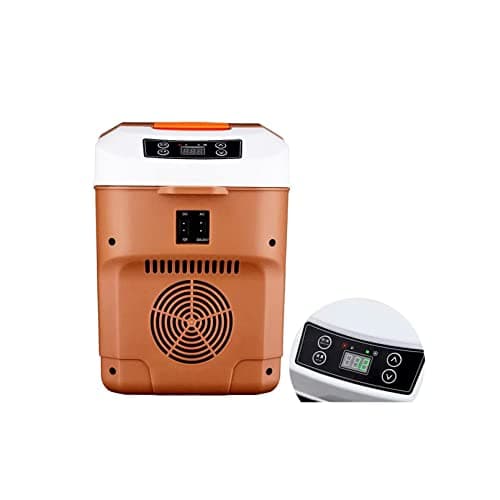 Réfrigérateur de voiture Mini Frigo De Chambre 10L Chaud et Froid Portable (black)  
Réfrigérateur de Voiture Mini Frigo — Brown