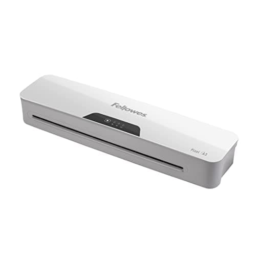 Plastifieuse Pixel A3 Fellowes 125 microns 5601601, comprenant 10 pochettes de plastification - parfait pour les bureaux
