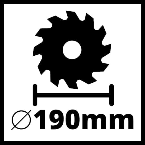 Scie circulaire Einhell 1410 W Ø190mm pour professionnels en construction