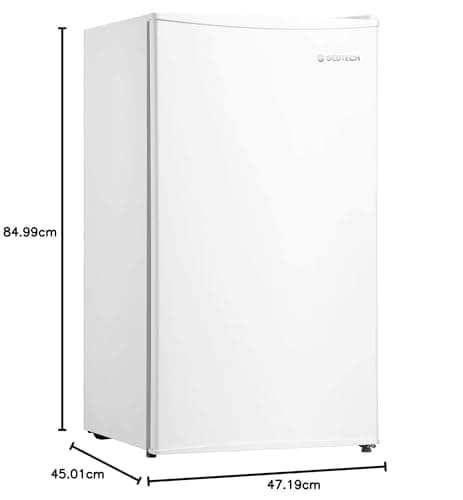 Réfrigerateur Table Top GEDTECH 85L Couleur Blanc pour Cuisine Économique Capacité 85L