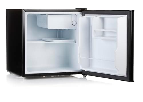 PRIMO PR126FR Mini Frigo Noir - Capacité de 43L - Réfrigérant Énergétique - Idéal pour un bureau - Design Minimaliste -