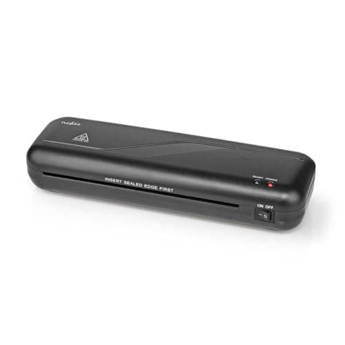 Machine à plastifier chaud A4 230 mm/min arrêt automatique alimentation secteur noir