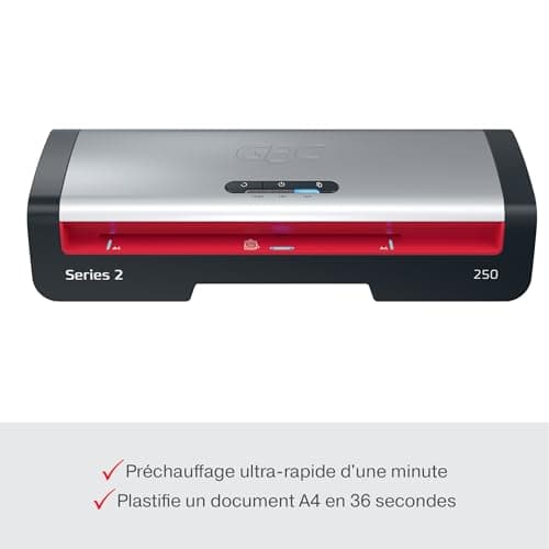 title: Laminateur G:250 A4 EU Professionnel pour Documents et Cartes Polyester Film Abrasion Étancheités 120 micron