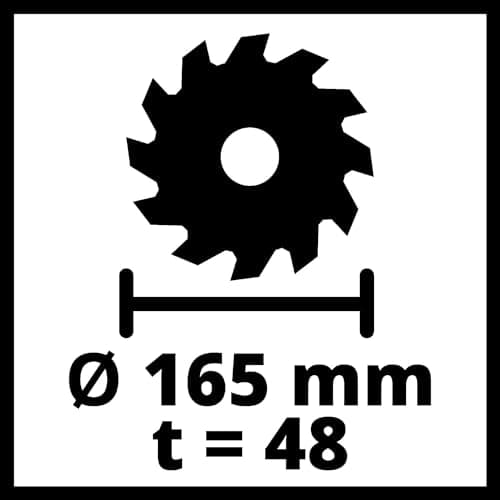 Einhell Scie plongeante TE-PS 165 professionnelle pour maîtrise, puissance accrue, usage professionnel, travaux de rénov