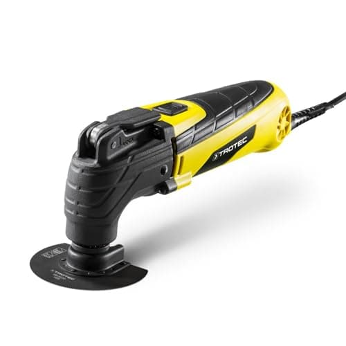 TROTEC Outil multifonctions PMTS 10-230V oscillant 300 W - variateur de vitesse, serrage rapide, poignée Softgrip, racco