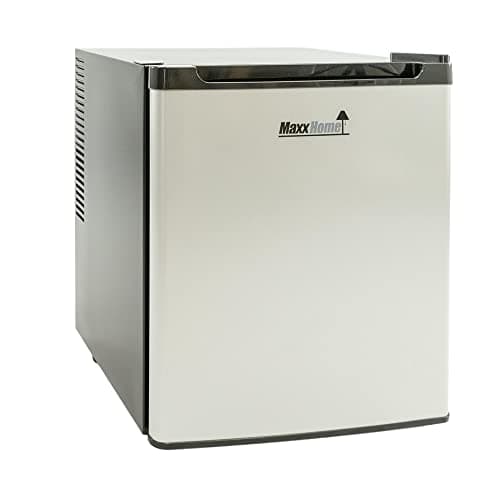 Mini frigo de chambre 42L - réfrigérateur de bureau - adapté à la maison et au bureau - (noir/verre) — Gris
