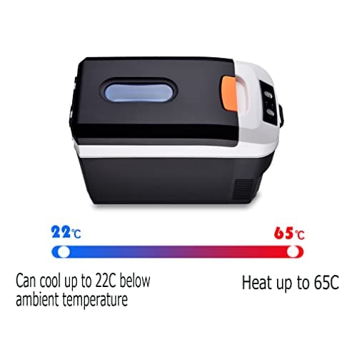 Réfrigérateur de voiture Mini Frigo De Chambre 10L Chaud et Froid Portable (black)  
Réfrigérateur de Voiture Mini Frigo