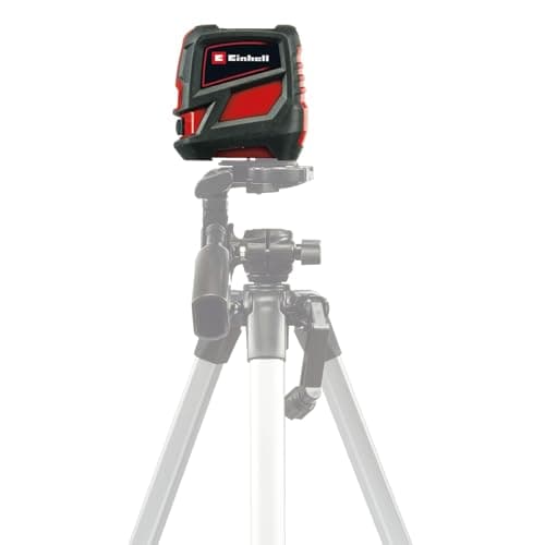 Niveau laser croix Einhell TC-LL2 G : Portée maximale 16 m, Éclairage de croix facile, Niveau à bulle digital - Sacoche