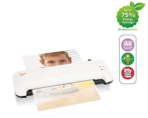 Plastifieuse Peach PL750 A4 | vitesse doublée | 20 films gratuits inclus | plus de 1,5 pages A4 minute | pour tous les f