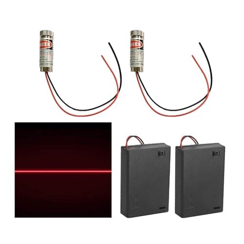 Modules laser rouges focalisables Global Recycled Standard mis au point réglable 3-5 V 650 nm pour correction et alignem