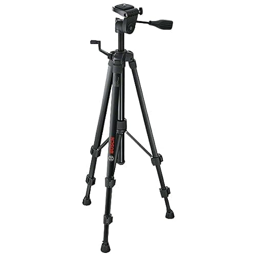 Laser Bosch Professional GLL 2-10 rouge, portée 10 m, 3 piles AA, housse, trépied BT 150, hauteur 55-157 cm, filetage 1/