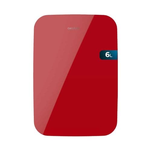 Cecotec Mini Frigo Bolero Bahamas Mint - Capacité 10L, Fonction Chaud et Froid, Température Réglable - Compatible Carava — Rouge