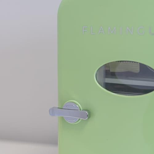 Flamingueo Mini Frigo - Petit Frigo 4L, Frigo 12V/220V, Fonction Chaud et Froid
