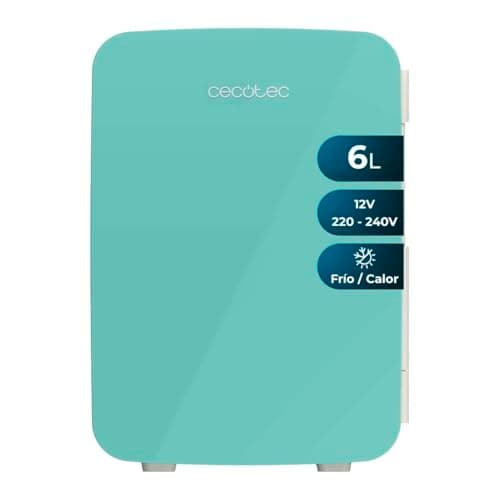 Cecotec Mini Frigo Bolero Bahamas Mint - Capacité 10L, Fonction Chaud et Froid, Température Réglable - Compatible Carava — Menthe