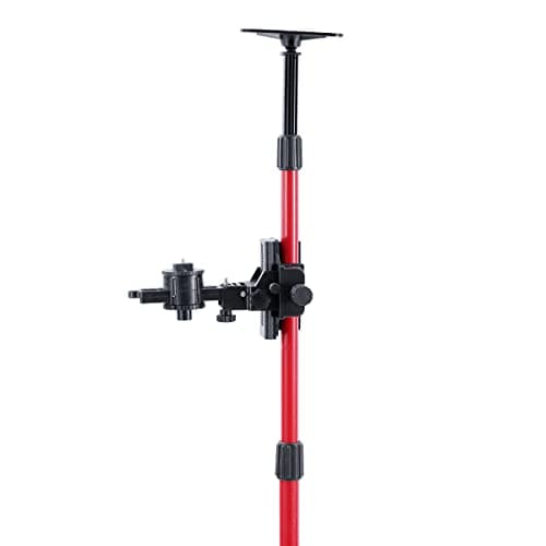 TOPWAY Tige Télescopique de Niveau Laser 115-300 cm pour Professionnels pour Haussement des Oeuvres d'Art avec Support R