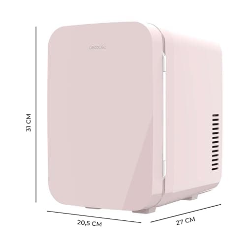 Cecotec Mini Frigo Bolero MiniColing 6L Bahamas Pink Fonction Chaud et Froid Température Réglable