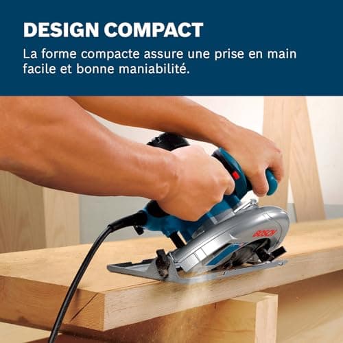Bosch Professional scie circulaire GKS 190 puissance élevée, lame 190 mm, profondeur de coupe 70 mm, lame au carbure, as