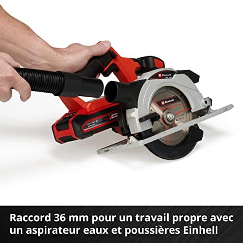 Scie circulaire Einhell 150mm sans fil TE-CS 18/150 Li-Solo Power X-Change LED