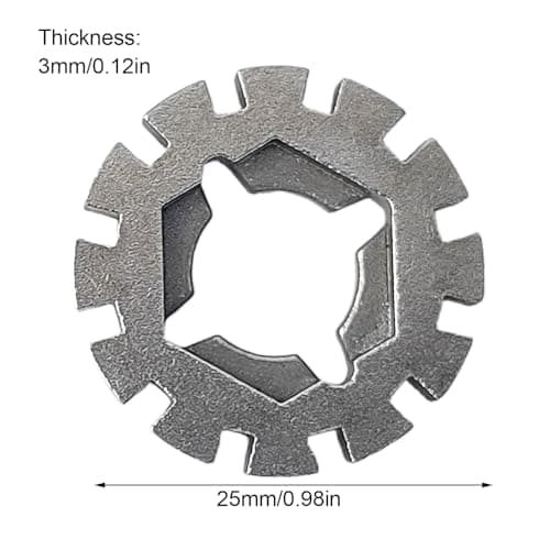 Adaptateur de Lame Robuste et Facile à Utiliser pour Adaptateur Universel, pour Outils Électriques (argent)