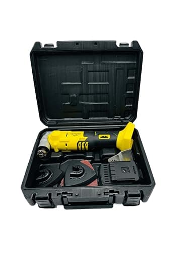 Nemura Outil multifonction 20V - Pour Professionnels - Angle d'oscillation de 3° - Livré avec Batterie 2Ah et Malette de