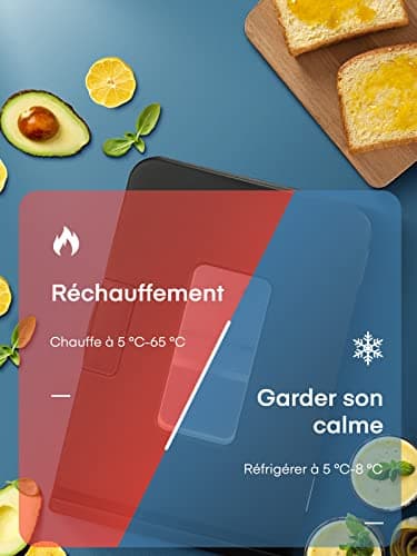 NORTHCLAN Mini Frigo de Chambre Électrique 15L/21 Canettes ECO Mode pour Voiture et Chambre Glacière Portable Silencieus