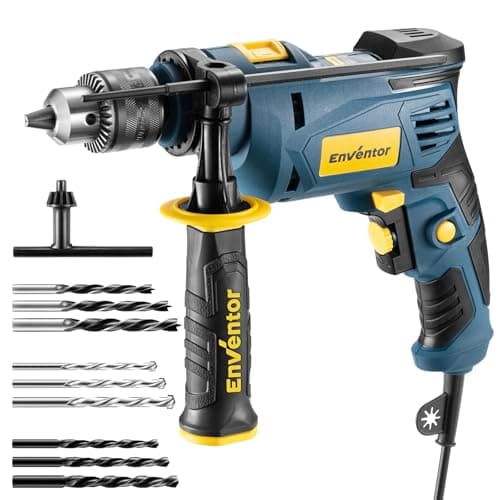 Perceuse à percussion Enventor 750W pour Béton et Métal