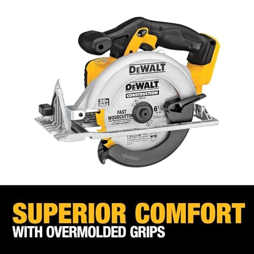 DEWALT DCS391N-XJ Scies Circulaires 18 V + Fonctionmultiple + Professionnels + Worksite + Puissantes et précises + 195mm