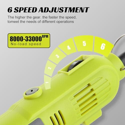 DEWINNER Outils Rotatifs Multifonction 233pcs, Puissant Outil Rotatif Electrique Idéal pour Professionnels et Amateurs,