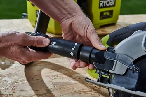 Ryobi Scie Circulaire 18 Volts Sans Fils Brushless - Raisonnement Puissant - Pour Professionnels - Pompe d'usure longue