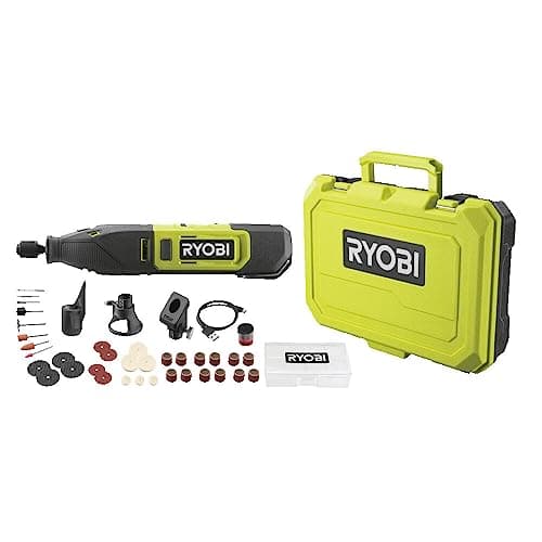 Outil Multifonction Oscillant RYOBI 18V ONE+ - Système Fixation Rapide, Variateur Vitesse - Idéal pour Professionnels - — RRT12-120BA3/35