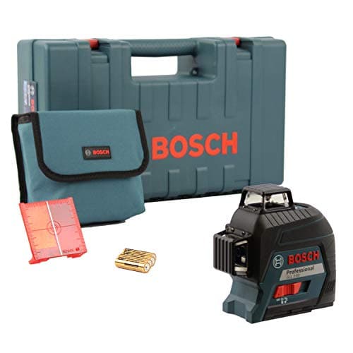 Bosch Professional niveau laser Greene Lumière GLL 3-80 G pour intérieur - Portée jusqu'à 30 m - 4 piles AA - Coffret de — GLL 3-80