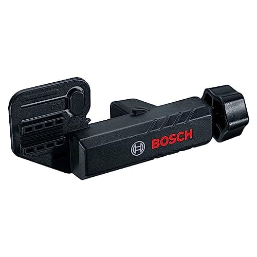 Bosch Professional Cellule de Réception LR 7 Bleu Faisceau Rouge et Vert Portée 5-50 m Piles 1,5 V AAA Housse de Protect — Support