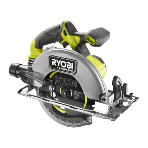 Scie circulaire sans fil RYOBI 18V ONE+ - Coupe Bois et OSB - Lame Ø150mm 18 dents - Réglage profondeur et inclinaison — Ø 184 mm Brushless - Sans batterie - Génération 2