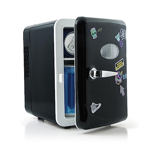 Canal Toys Mini Frigo Gamer 4L - Portable USB Réfrigérateur Noir - Idéal pour Boissons, Bureau ou Gaming - Design Compac
