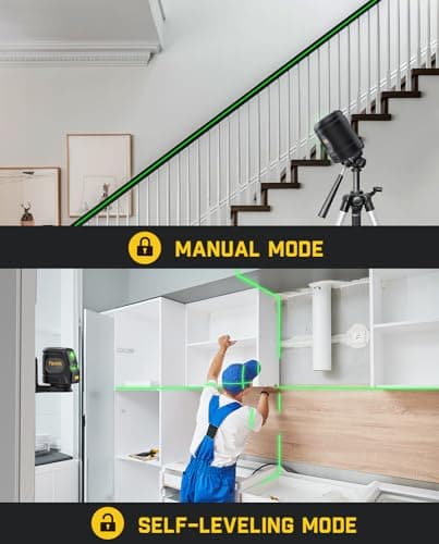 Niveau laser Fanttik D2 PRO autonivelant LED, pour maquiliateurs professionnels, travaux de menuiserie en extérieur