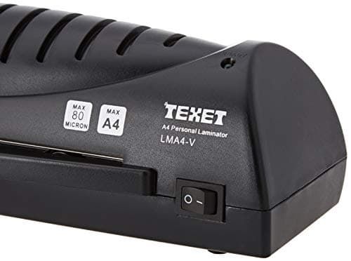 Waytex 78210 Plastifieuse Format A4 - Noir | Fonctionnalités Avancées | Usage Facile | Idéale pour le Bureau | Taille :