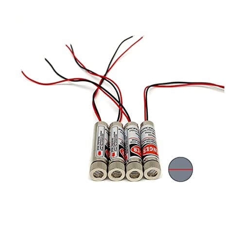 Laser rouge 650 nm professionnel pour industrie,Module de groupe laser 650 nm(line-1pack),Fonction laser rouge 650 nm in — Line-4pack