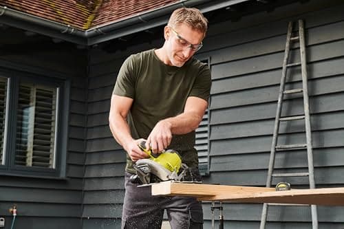 Ryobi Scie Circulaire 18 Volts Sans Fils Brushless - Raisonnement Puissant - Pour Professionnels - Pompe d'usure longue