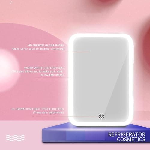 Petit Réfrigérateur Cosmétique 8L, Voiture, Maison